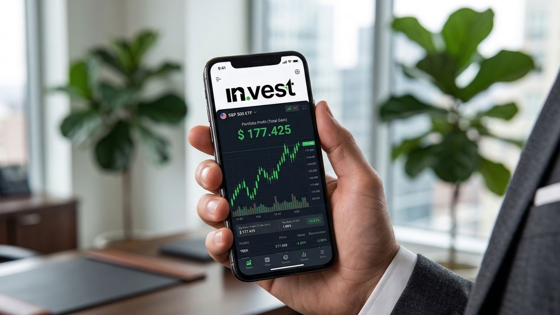 in.vest app icon mockup